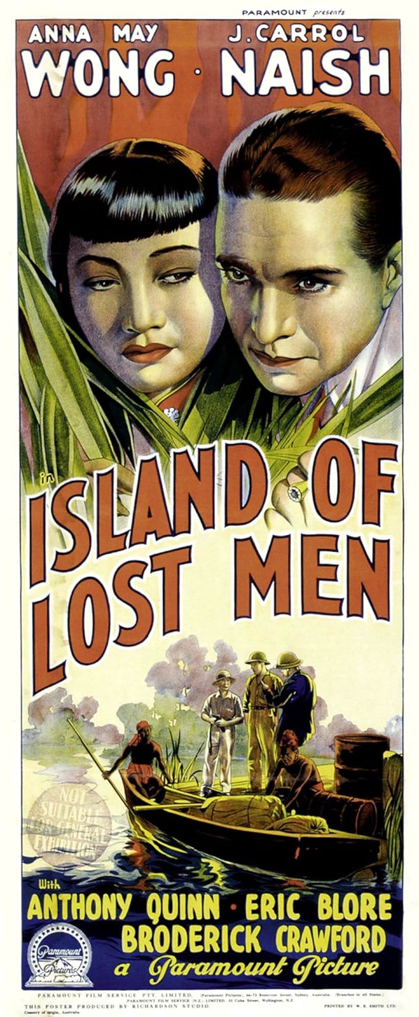 J. Carrol Naish and Anna May Wong in Island of Lost Men (1939)