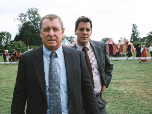 John Hopkins and John Nettles in Midsomer Murders (1997)