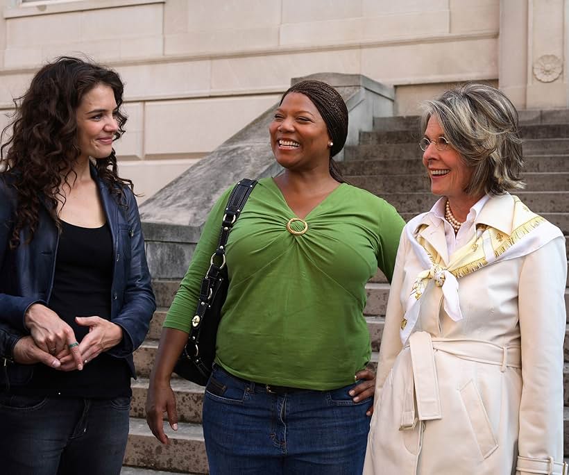 Diane Keaton, Queen Latifah, and Katie Holmes in Mad Money (2008)