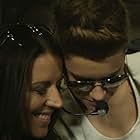 Justin Bieber and Pattie Mallette in Justin Bieber's Believe (2013)