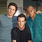 Ryan Reynolds, Zach Braff, and Donald Faison in Scrubs (2001)