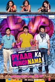 Nushrratt Bharuccha, Kartik Aaryan, Sonnalli Seygall, Raayo S. Bakhirta, Divyendu Sharma, and Ishita Raj in Pyaar Ka Punchnama (2011)