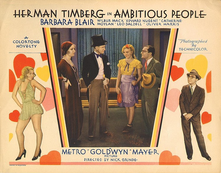 Barbara Blair, Wilbur Mack, Catherine Moylan, and Herman Timberg in Ambitious People (1931)