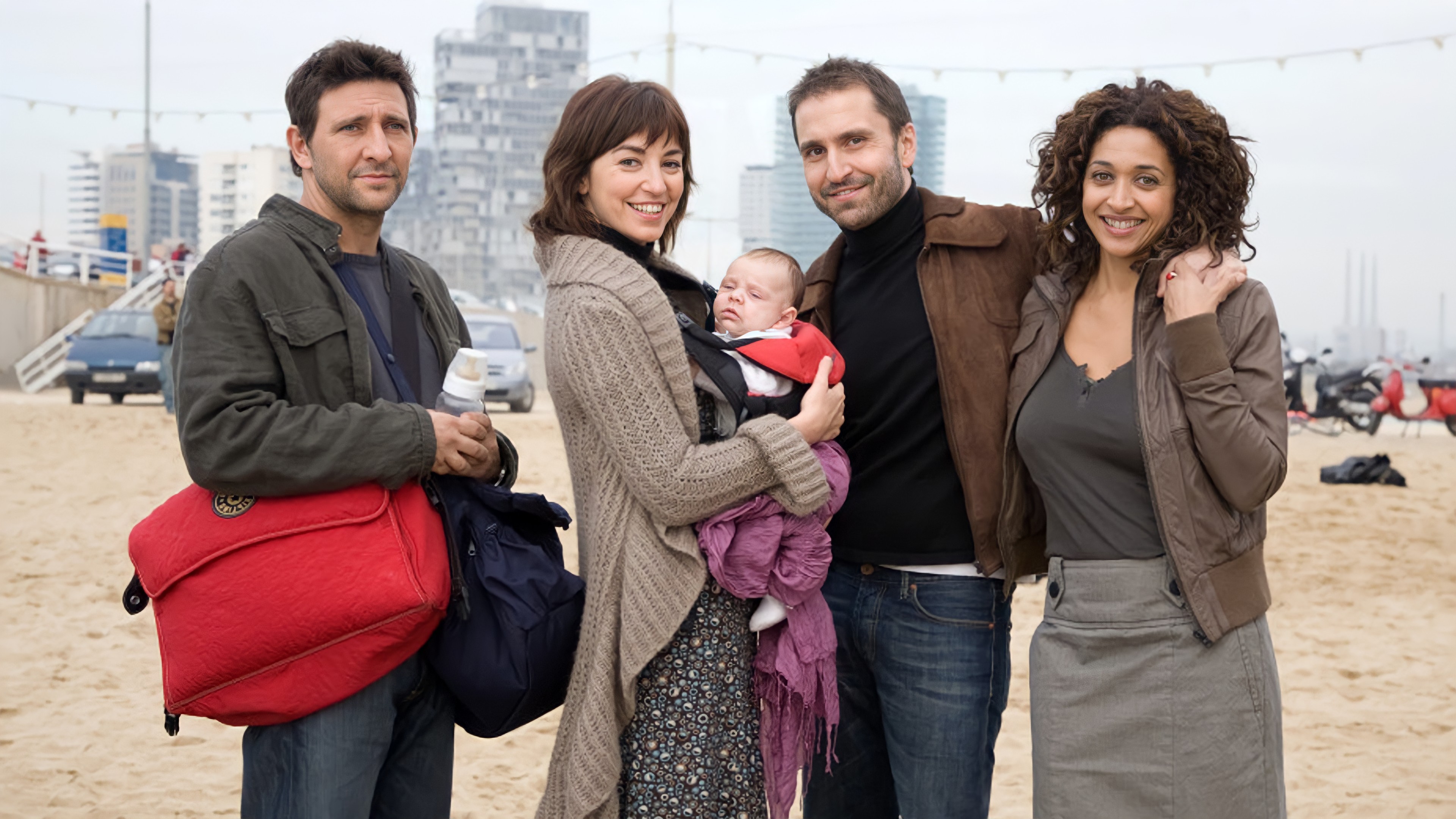 Paul Berrondo, Andrés Herrera, and Vicenta N'Dongo in V.O.S. (2009)