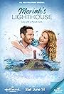 Rachelle Lefevre and Luke Macfarlane in Moriah's Lighthouse (2022)