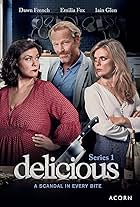 Emilia Fox, Dawn French, and Iain Glen in Delicious (2016)