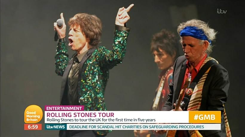 Mick Jagger, Keith Richards, Ronnie Wood, and The Rolling Stones in Good Morning Britain (2014)