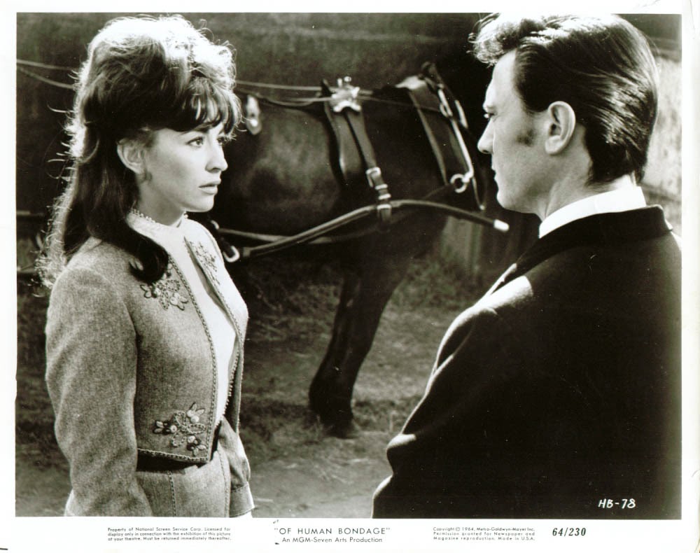 Laurence Harvey and Nanette Newman in Of Human Bondage (1964)