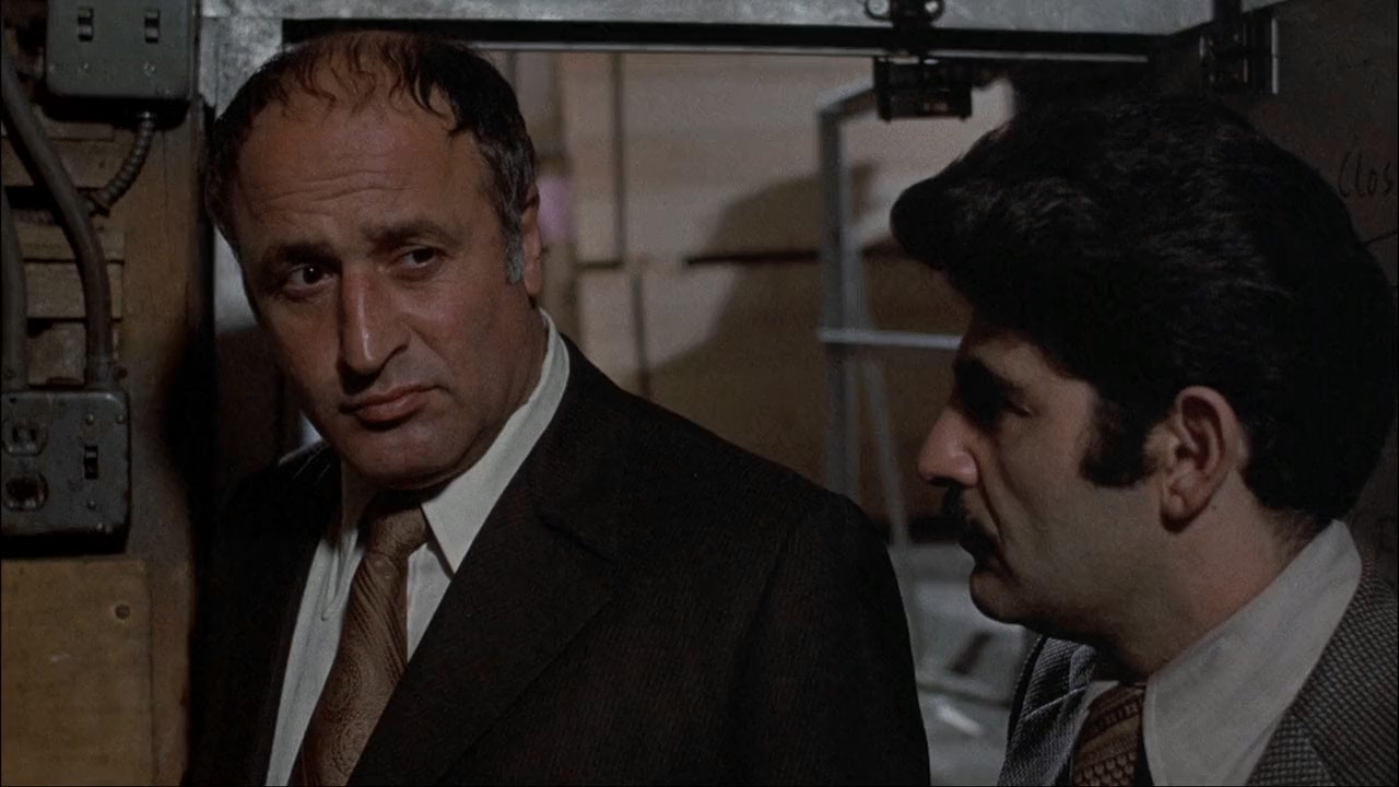 Richard Foronjy and Vic Tayback in The Gambler (1974)