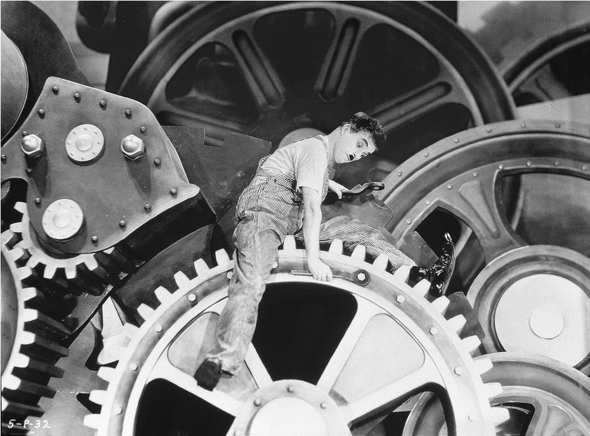 Charles Chaplin in Modern Times (1936)