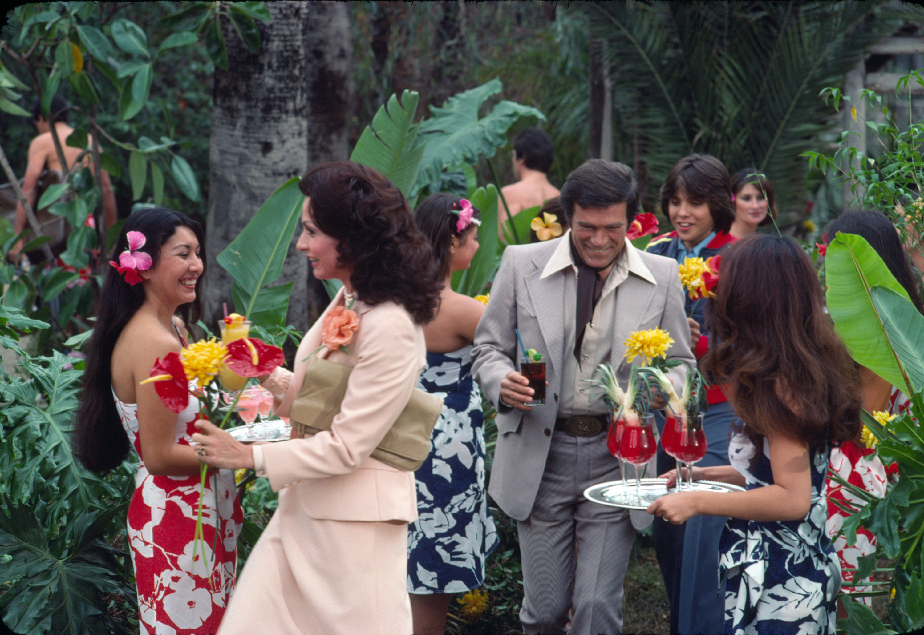 Clark Brandon, Christopher George, and Carol Lawrence in Fantasy Island (1977)