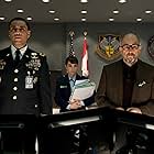 Harry Lennix, Richard Schiff, and Christina Wren in Man of Steel (2013)