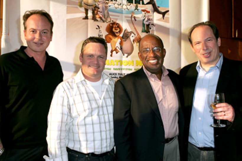 Hans Zimmer, Eric Darnell, Tom McGrath, and Al Roker