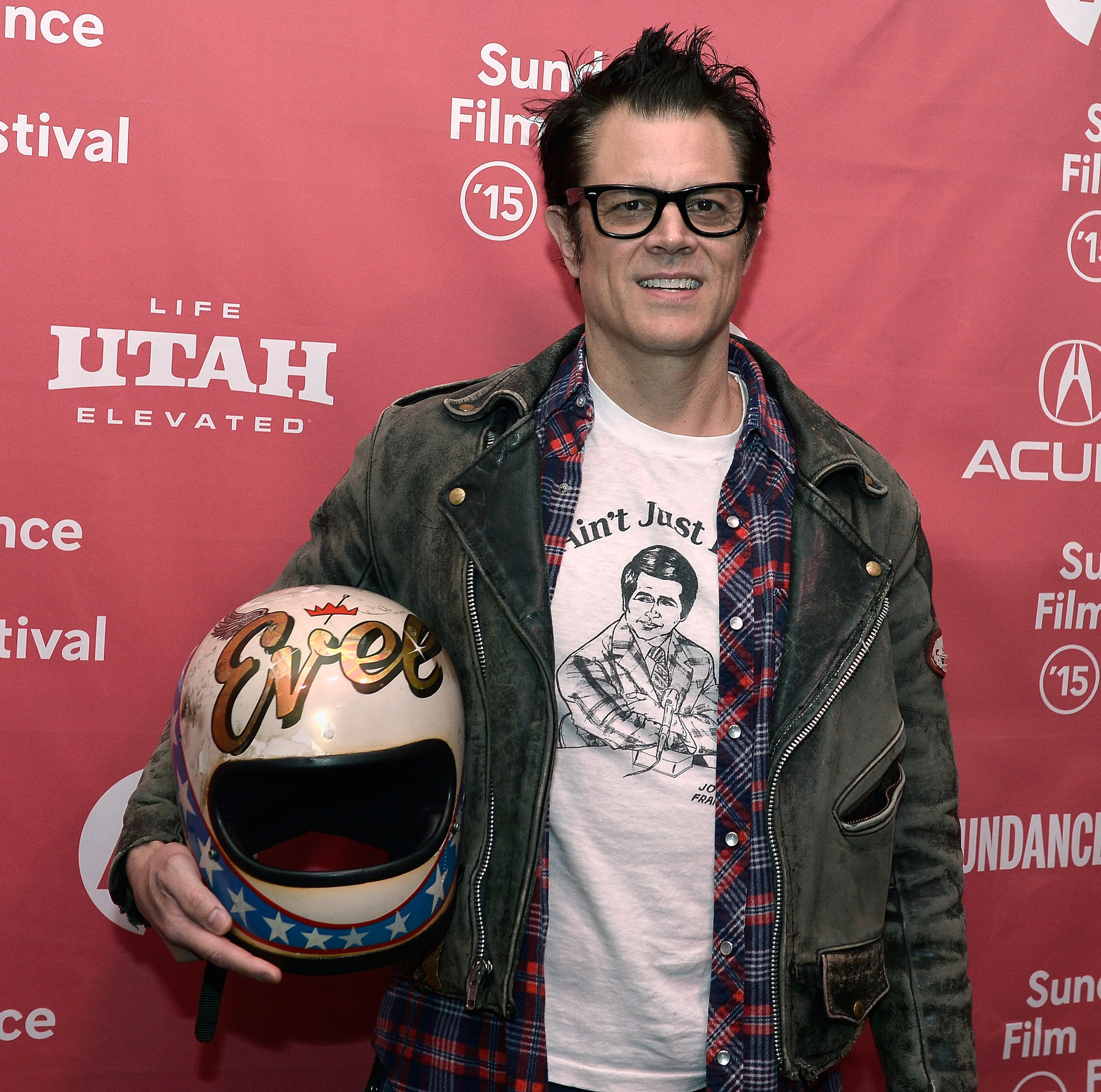 Johnny Knoxville at an event for Being Evel (2015)