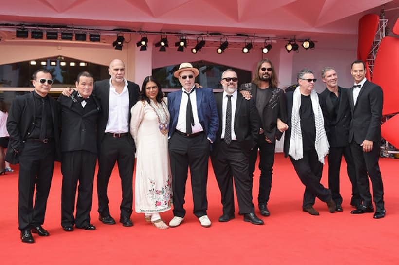 Amos Gitai, Hideo Nakata, Guillermo Arriaga, Mira Nair, Hector Babenco, Alex de La Iglesia, Warwick Thornton, Amos Gitai, Lucas Akoskin at the 2014 Venice Film Festival Premier of Words With Gods.