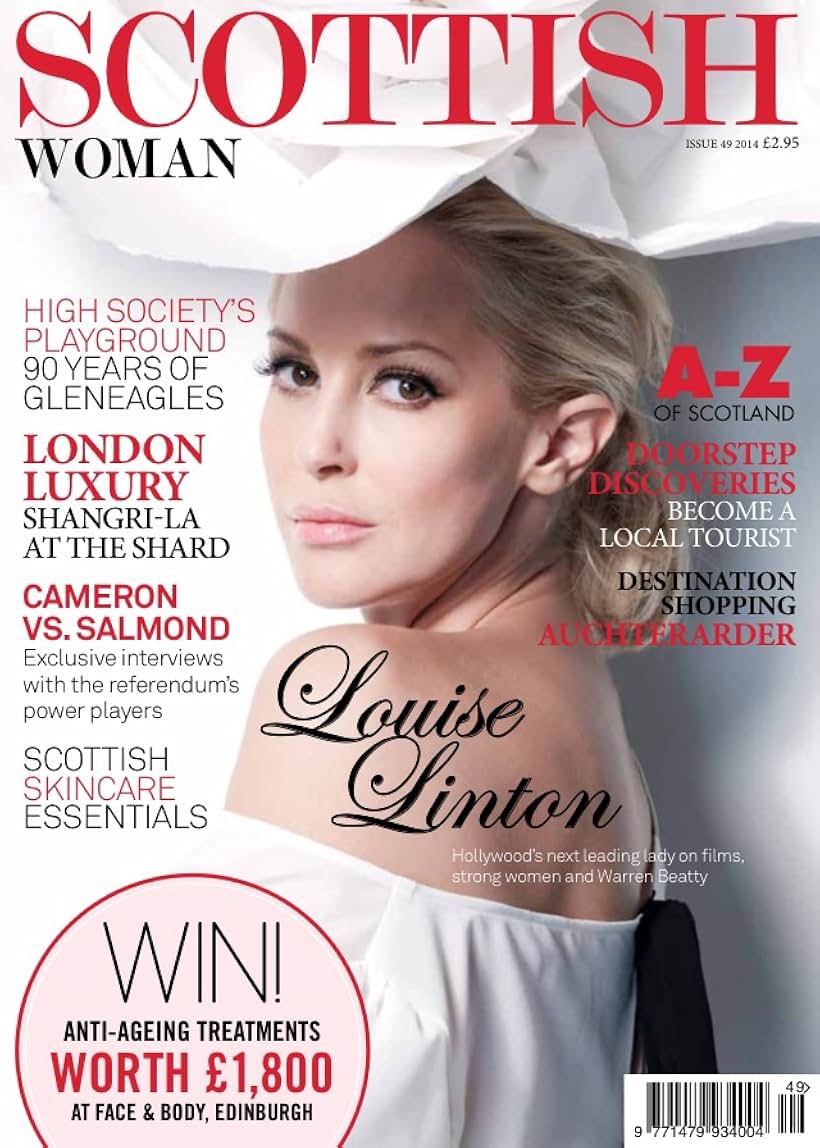 Louise Linton on the cover of Scottish Woman Magazine, September 2014