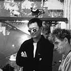 Wong Kar-Wai on the set with co-cinematographer Christopher Doyle