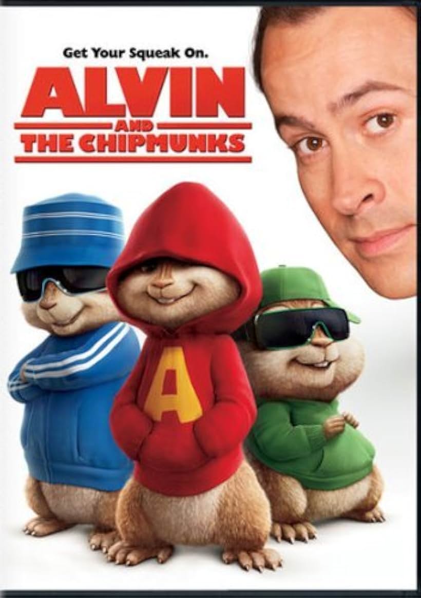 Jason Lee, Justin Long, Jesse McCartney, and Matthew Gray Gubler in Alvin and the Chipmunks (2007)