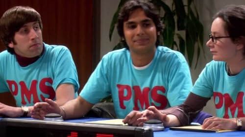 Sara Gilbert, Simon Helberg, and Kunal Nayyar in The Big Bang Theory (2007)