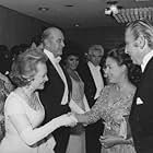 Olivia de Havilland with Ray Milland meeting Princess Margaret Circa 1967