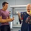 Michael Chiklis and Chris Evans in 4: Rise of the Silver Surfer (2007)