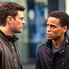 Karl Urban and Michael Ealy in Almost Human (2013)