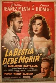 Guillermo Battaglia, Laura Hidalgo, and Narciso Ibáñez Menta in La bestia debe morir (1952)