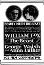 Anna Luther and George Walsh in The Beast (1916)