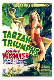 Frances Gifford and Johnny Weissmuller in Tarzan Triumphs (1943)