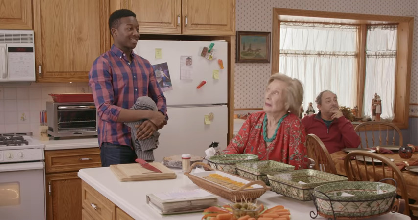 Cloris Leachman, Kevin Pollak, and Brandon Micheal Hall in Lez Bomb (2018)