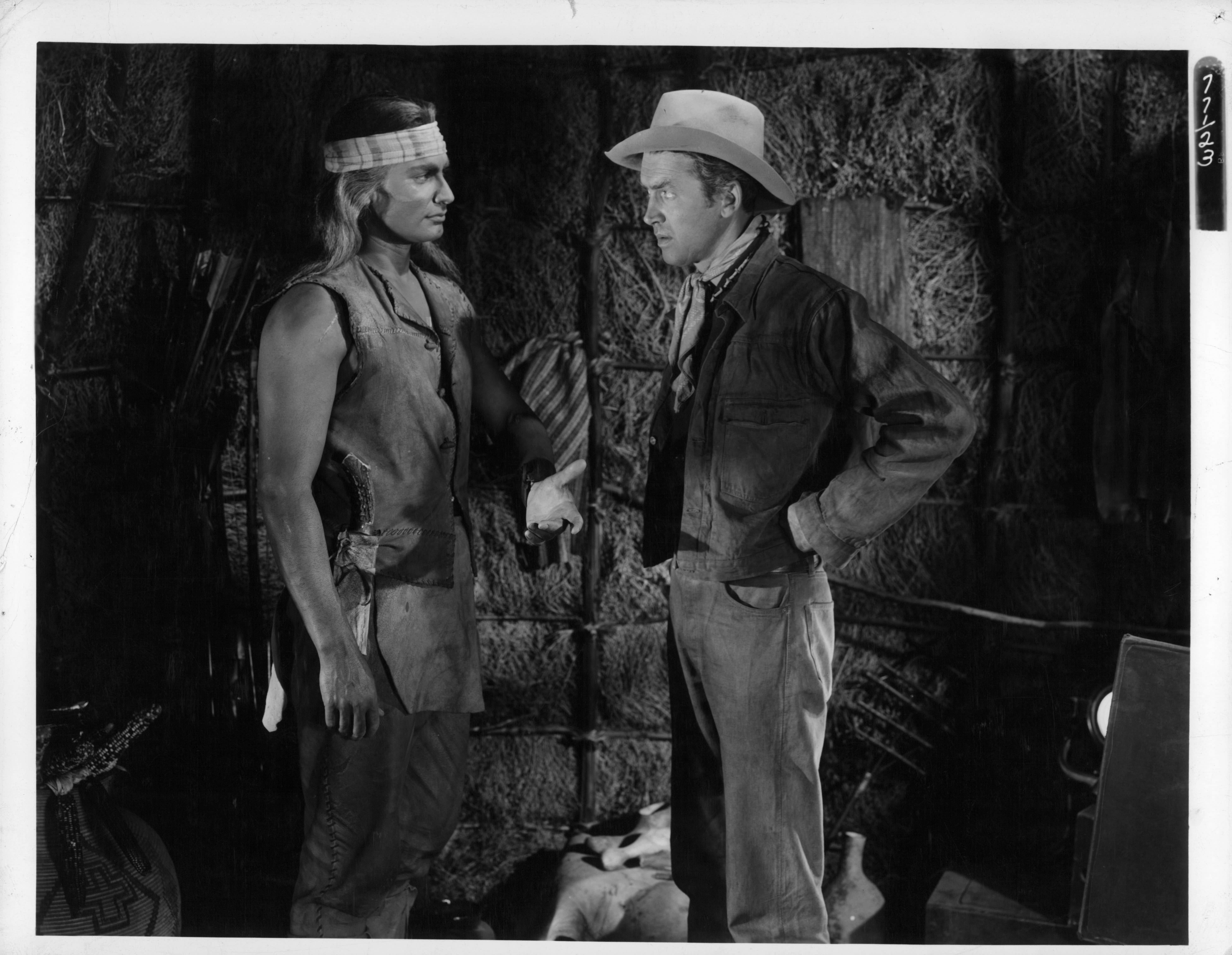 James Stewart and Jeff Chandler in Broken Arrow (1950)