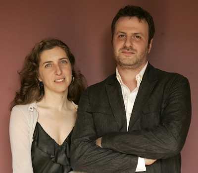 Joana Hadjithomas and Khalil Joreige at an event for A Perfect Day (2005)