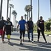 Dwayne Johnson, Omar Benson Miller, John David Washington, Eddie George, and Donovan W. Carter in Ballers (2015)