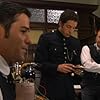 Yannick Bisson, Thomas Craig, and Jonny Harris in Murdoch Mysteries (2008)