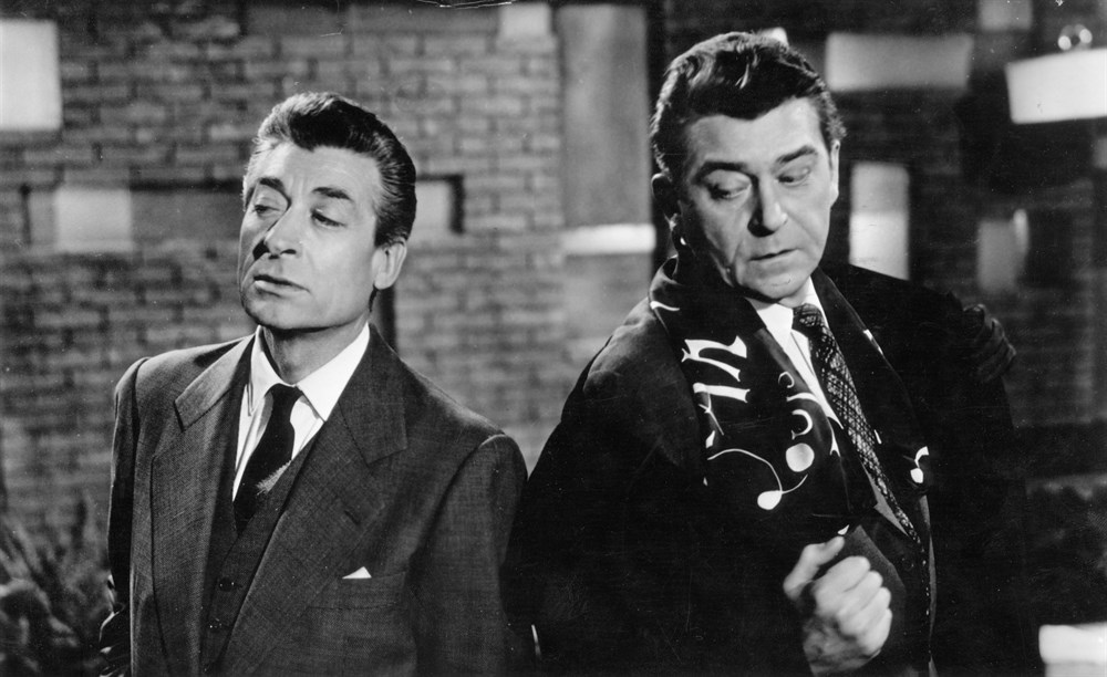 Henri Guisol and Jean Servais in Meurtre en 45 tours (1960)