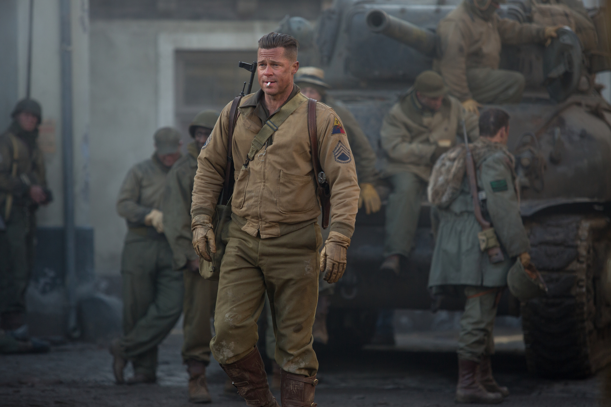 Brad Pitt in Fury (2014)