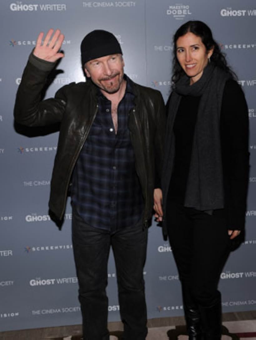 Morleigh Steinberg and The Edge at an event for The Ghost Writer (2010)