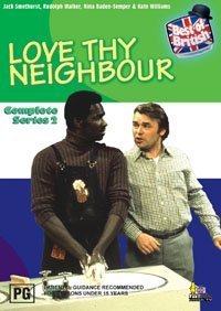 Jack Smethurst and Rudolph Walker in Love Thy Neighbour (1972)