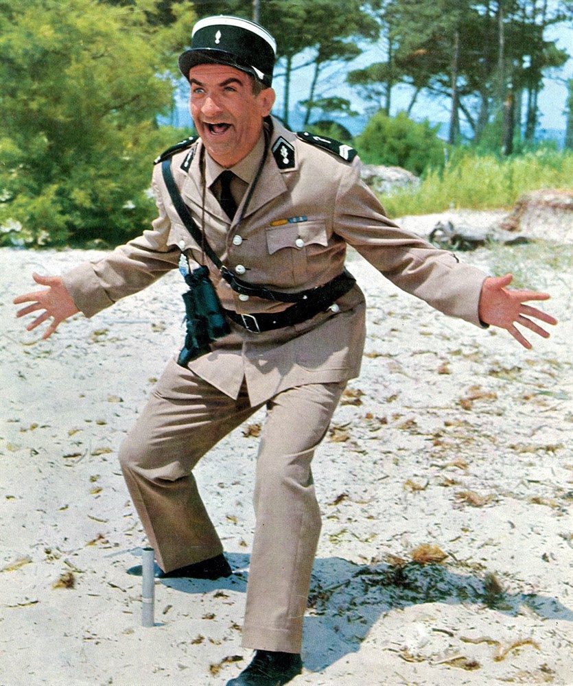 Louis de Funès in The Gendarme of Saint-Tropez (1964)