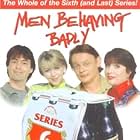Leslie Ash, Martin Clunes, Neil Morrissey, and Caroline Quentin in British Men Behaving Badly (1992)