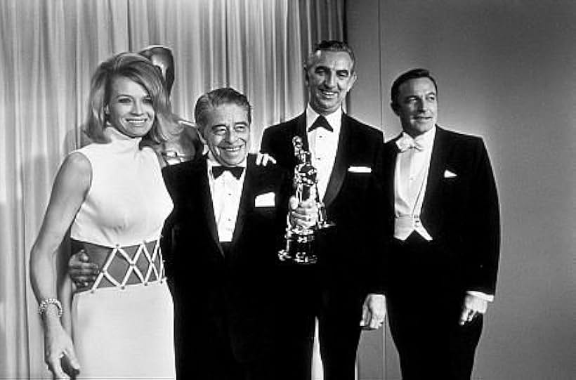 The 40th Annual Academy Awards: Angie Dickinson, Ken Darby, Gene Kelly.  1968.