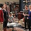 Kaley Cuoco, Johnny Galecki, Jim Parsons, Kunal Nayyar, and Laura Spencer in The Big Bang Theory (2007)