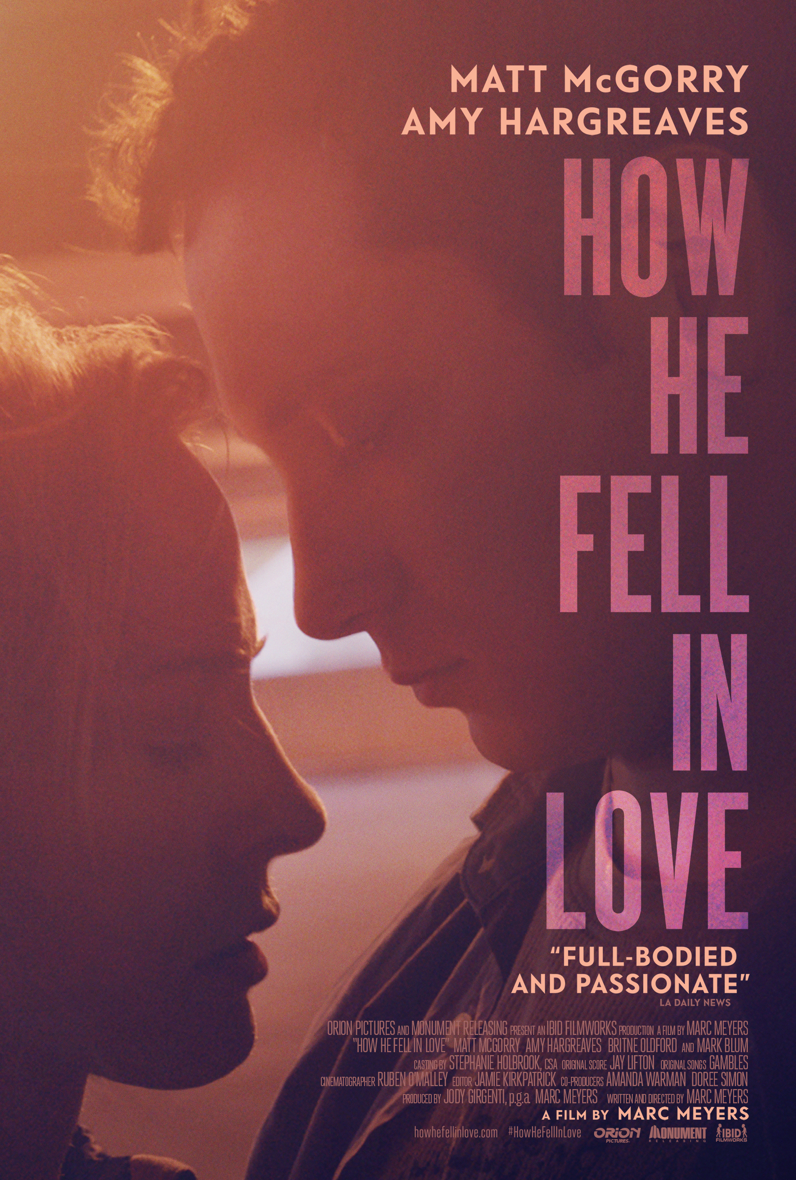 Amy Hargreaves and Matt McGorry in How He Fell in Love (2015)