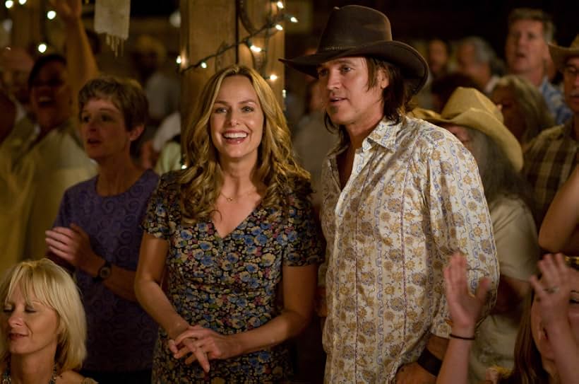 Melora Hardin and Billy Ray Cyrus in Hannah Montana: The Movie (2009)