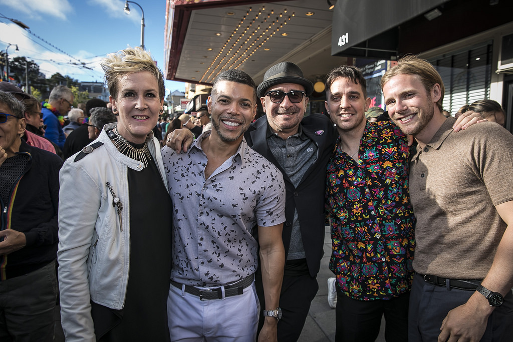 Wilson Cruz, Anthony Johnston, and Zachary Booth at an event for After Louie (2017)