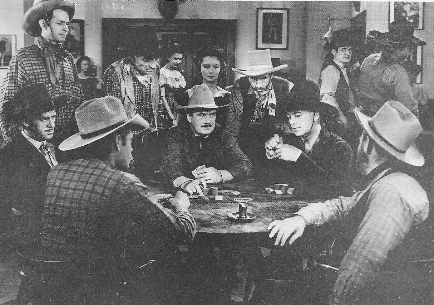 Roy Barcroft, William Boyd, Ed Cassidy, Jim Corey, Johnny Luther, Charles Murphy, and James Sheridan in Silver on the Sage (1939)