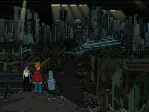 Katey Sagal, John DiMaggio, and Billy West in Futurama (1999)