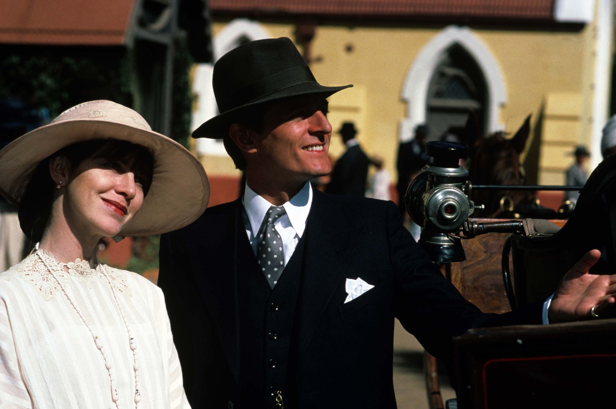 Judy Davis and Nigel Havers in A Passage to India (1984)