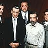 Robert De Niro, Martin Scorsese, Ray Liotta, Joe Pesci, and Paul Sorvino in Goodfellas (1990)