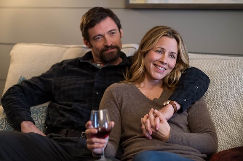 Maria Bello and Hugh Jackman in Prisoners (2013)